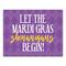 Let Shenanigans Begin Mardi Gras Canvas Wall Art